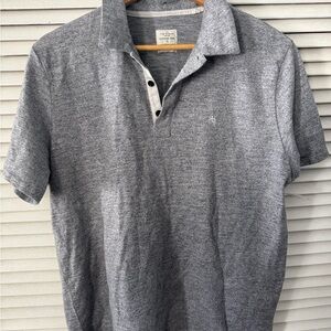 rag & bone Heather Gray Polo Shirt